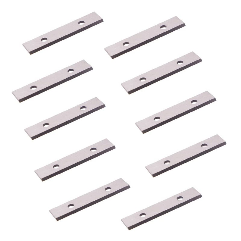 LU&MN 2" (50mm) Paint Scraper Carbide Blades Double-Edged Reversible Replacement Blade (50X12X1.5mm), Pack of 10, Suitable For Most Hand-Held Scrapers By LU&MN - Image 4